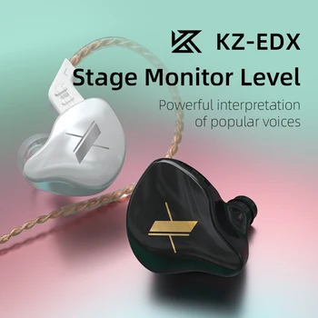 KZ EDX 10 mm Kompozitné Magnetické Dynamické Jednotky Kovu V Uchu Slúchadlá HIFI Športové Hry DJ IEM ZST AS10 ZS10 ZSN ZSX Pro X C10 C12