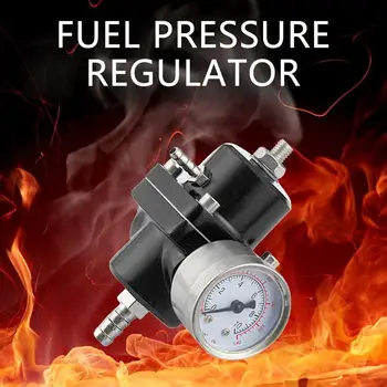 Auto upravené palivo regulátor tlaku Paliva regulujúci ventil Benzín booster enhanced aplikátor s hodinky