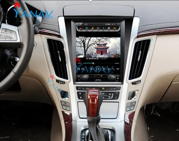 Android Tesla štýl Vertikálne Obrazovke rádio prijímač Pre Cadillac CTS 2007-2012 auta GPS navigácie multimediálne video DVD vedúci jednotky