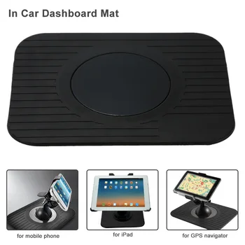 KKmoon Auto Interiérové Doplnky GPS Dashboard Mount Držiak Auto Štýl Nav Dash Mat pre iPad, GPS, Mobilný Telefón, Anti-Slip Mat