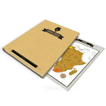 Populárne Reportáž Notebooky proti Poškriabaniu Cestovnej Mape Denník Turistické Časopis s 8 mini Svet Mapy Denník Skúsenosti Mapy