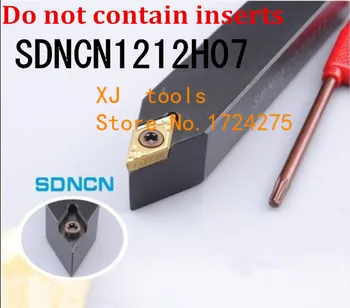 SDNCN1212H07 12*12 mm Kovové Sústruh Rezné Nástroje Sústruh Stroj CNC Sústružníckych Nástrojov na Vonkajšie Sústruženie Držiaka Nástroja S-Typ SDNCN