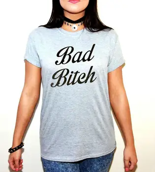 ZLÁ MRCHA Listov Tlač Ženy tričko Bežné Bavlna Lumbálna Zábavné tričká Pre Lady Top Tee Drop Ship B-276