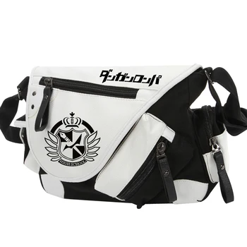 Módna Taška cez Rameno Anime Danganronpa monokuma Crossbody Plátno Tašky, Školské tašky, Unisex Bežné Messenger Taška