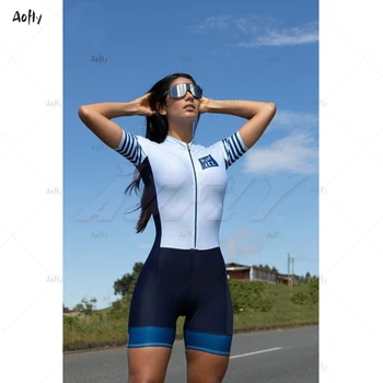 Kafitt Svetlo modrá Pár cyklistické skinsuit nastaviť Triatlon Nastaviť Triatlon Maillot Ropa Ciclismo Cyklistické Oblečenie, cyklistické Jumpsuit lete