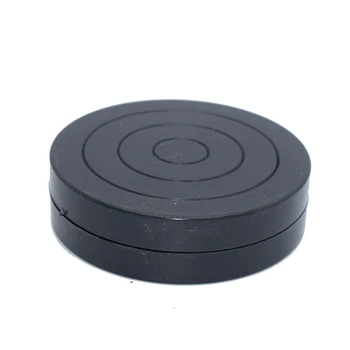 11 cm Čierny Okrúhly Plastový Rotačné Turnplate Keramiky Kolesa hliny modelovanie Sôch, Takže Platformu Zase Tabuľka pre hlina nástroj