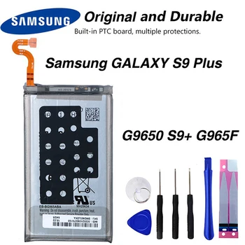 Pôvodné Samsung EB-BG965ABE Batérie Pre Samsung GALAXY S9 Plus G9650 S9+ G965F Telefón Menovitý 5.0 /5 base 3500mAh