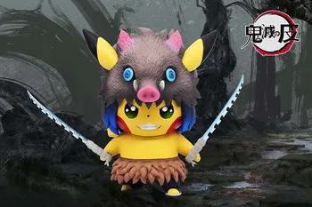 Pokémon Obrázok Pikachu Cosplay Demon Ghost Slayer, Filmu, Komiksu, Anime, Hračky Auto Domáce Dekorácie prekvapenie bábika darčeky pre deti