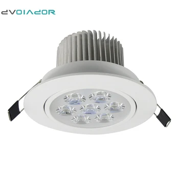 DVOLADOR Stmievateľné AC85V-265V 7W/5W/4W/3W LED Downlight Teplá Biela/White Spot Light Cree Strop Zapustené Domov Osvetlenie Zariadenie