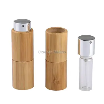 10 ml Bambusu Prázdne Kozmetické Kontajner DIY Sprej bambusu Fľaša Naplniteľné Kontajner,make-up Nástroj F417