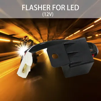 12V 2Pin 150W Elektronickej LED Flasher Relé pre Honda pre Suzuki pre Motocykel Yamaha Motorke Zase Signál Žiarovka Hyper Flash