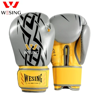 Wesing Boxerské Rukavice Nový Drak Vzor Muay Thai Bojových Umení MMA Punch rukavice bez Prstov