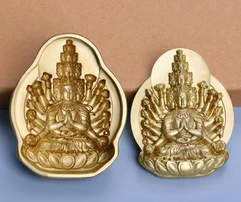 Tibetskej Budhistickej Avalokitesvara patróna náboženské predmety venované utrite Formy Mosadz remesiel zbierky