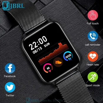 Plne Dotykový Smart Hodinky Ženy Muži Smartwatch Elektronika Smart Hodiny Pre Android, IOS Fitness Šport Tracker Bluetooth Smart-hodinky