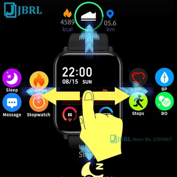 Plne Dotykový Smart Hodinky Ženy Muži Smartwatch Elektronika Smart Hodiny Pre Android, IOS Fitness Šport Tracker Bluetooth Smart-hodinky