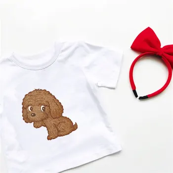 2020 Nové Letné Batoľa Dievča Topy Lenivosť Cartoon Kawaii Dizajn Pes Prasa Vzor Deti Oblečenie Móde Chlapci T Košele Dievčatá Tshirt