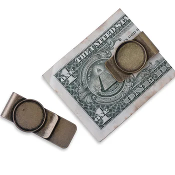5 ks 20x55mm Peniaze Klip Prázdne,z Nehrdzavejúcej Ocele klip peniaze s 18 mm Rámik,príslušenstvo šperky,Peniaze Držiteľ,antické bronzové-10076708