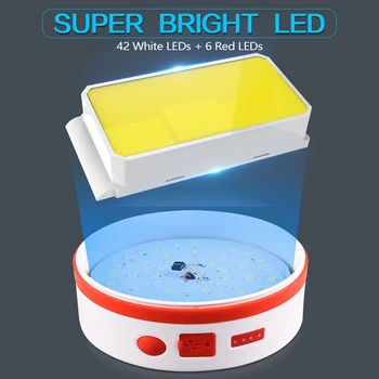 Výkonné LED Solárne Svetlo 5 Režimov Núdzové Solárne Lampy, USB Nabíjanie Camping Svetlo s vstavanú Batériu s Diaľkovým ovládaním
