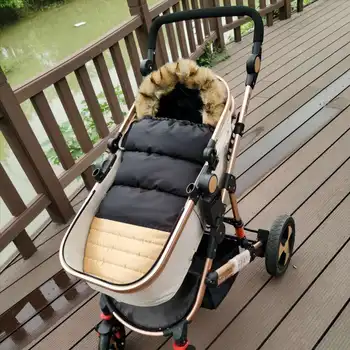 Nordic Footmuff Baby Kočík Spací Vak Zime Teplé Sleepsack Windproof pre Dieťa na Vozíku Obálok