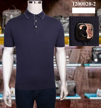 MILIARDÁR T shirt mužov bavlna 2020 nové letné Módy bežné Tenké Priedušná Tlačené anglicko Krátky rukáv doprava zadarmo