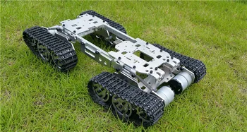 Zliatiny Kovové Nádrže Šasi Traktor Crawler Rovnováhy Nádrž Šasi RC Tank Mount Truck Robot Šasi Arduino Auto