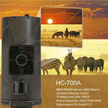 HC700A HC700M HC700G 16MP Poľovnícky Chodník Kamery Voľne žijúcich živočíchov Skautingu Nočné Videnie Bezdrôtové Kamery HC700A Infračervené 940nm Surveillanc