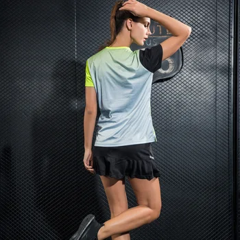 Šport, Stolný Tenis Tričko Vytlačené Priedušný Rýchloschnúci Krátky Rukáv Bedminton Košele Vetement De Tenis Stolný Tenis Oblečenie