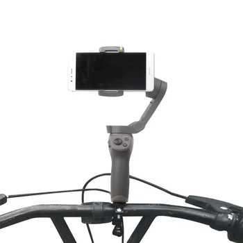 Bicykel Držiak Bicyklov Mount Držiak Klip Svorky pre DJI OSMO Mobile 2/3 Ručné Gimbal Stabilizátor Hladké 4 3 Q Vimble Príslušenstvo