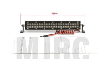 Vysoko výkonné Kovové 44 LED Strešné Svietidlo Svetelný Panel pre 1/10 RC Crawler Axial SCX10 D90 TAMIYA CC01 Traxxas TRX-4 Trx4