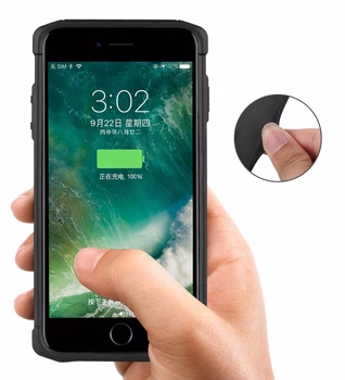 Batérie, Nabíjačky, púzdra pre iPhone 6 6s Ultra Slim shockproof Power Bank puzdro pre iPhone 7 8 Zálohovanie Outdoorové športy nabíjačku Kryt