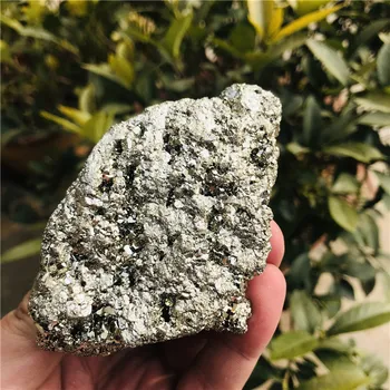 Prírodné Pyritom Rudy Medi Pyritom Minerálne Vzor Chalkopyritom Crystal Rock Kamene Klastra Zber Kameňa