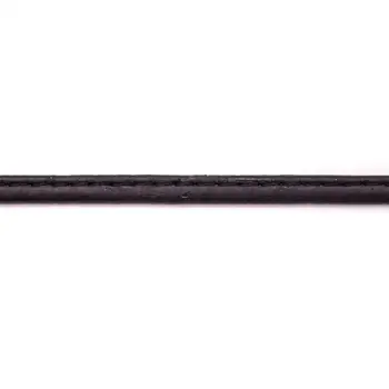 10 metrov, 5mm, plochý čierny korok kábel COR-316-10