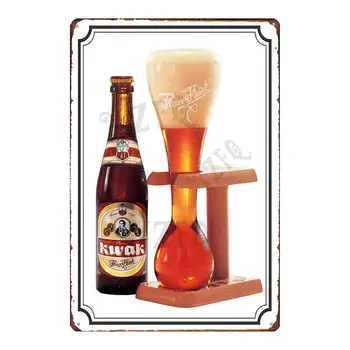 【YZFQ] vyzýva Belgické Pivo Tin Kovové Značky Vintage Doska Stenu, Hudobný Bar, Reštaurácia, Domáce Muž Jaskyňa Dekor Samolepky na Stenu DU-7243B