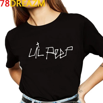 Rip Lil Peep Hip Hop T Shirt Ženy Letné Topy Cartoon Tričko Fashion Cry Baby Grafické Tees Femme Ullzang Unisex tričko Žena
