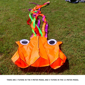 4m Mäkké Octopus Kite s 30 m Line Deti Lietanie Draka Deti Vonkajšie Hračky vonkajšie hračky lietanie draka