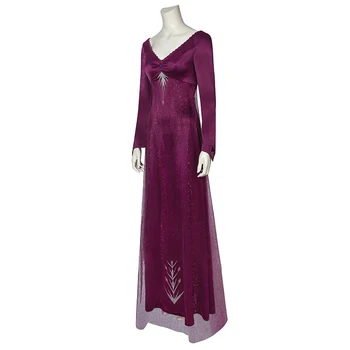 CosDaddy Elsa Pyžamo Sleepwear Fialové Šaty Spanie Šaty Žien Cosplay Kostým Oblečenie