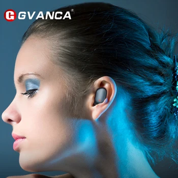 GVANCA M3 TWS Bezdrôtová 5.1 Slúchadlá HD Stereo Slúchadlá S LED Batériou Zobraziť Headset