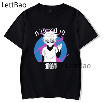 Kawaii Hunter X Hunter T-shirts Anime, Japonskej Harajuku Štýl Dizajn Bežné Zábavné Mens Ženy Krátky Rukáv O Krk Tshirts Top Čaj
