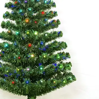 1.2 M~2.1 M Umelé Gree Vianočný Stromček S Led Svetlom Železa Base 2021 Nový Rok Doma Festival Dekorácie EÚ