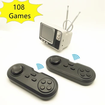Retro Mini TV Konzoly Prenosné hracie Konzoly Video Hry pre NES Hry s 2 Bezdrôtové ovládače 108 Rôznych Hier AV výstup