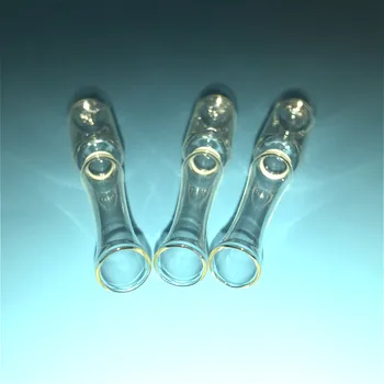 Transparentné Sklo Ampoule Fľaša 1 ml Easy-lámanie Bieleho Krúžok Uložený Mikroorganizmus Kmene Medicíny Plnenie Fľaše 100 / PK