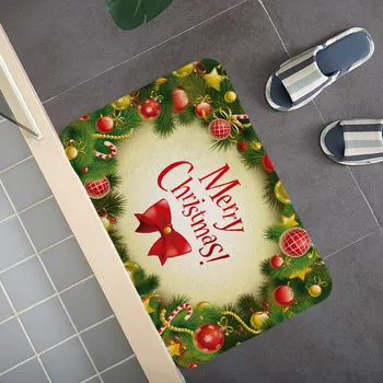 Kreatívne 3D Tlač Vianočné Mat Chodbe Koberce a Koberčeky pre Spálne, Obývacia Izba Koberec, Kuchyňa, Kúpeľňa Anti-Slip Podlahové Rohože