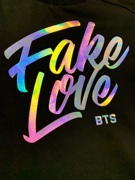 BTS falošná láska nadrozmerné hoodie