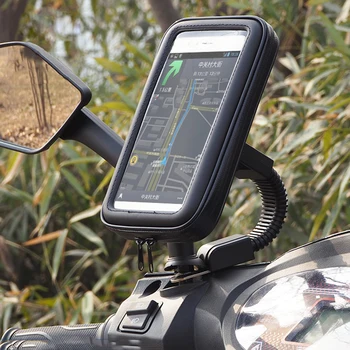 Univerzálne cyklistické Telefón Držiak na Motocykel, Bicykel Stojí Otočná 3.5-6.5 palcový Motorke Mobil Mount Držiak pre iphone, 8 X