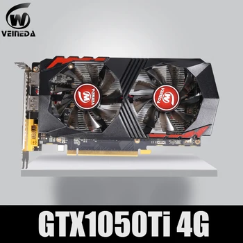 VEINEDA Grafická Karta GTX1050Ti GPU 4GB DDR5 PCI-E 128Bit pre VGA nVIDIA Karty Geforce GTX1050ti Dvi hra 1050