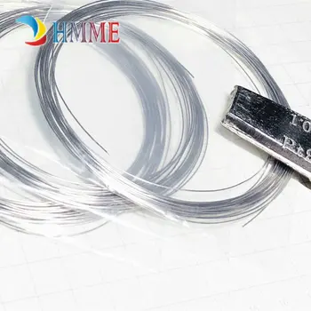 Na 99,99% Platinový Drôt Čistý Priemer 0.3 0.4 0.5 mm Pt Kábel String 0-0.02 mm Tolerancia