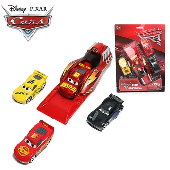 Balenie 5 Disney Pixar Cars 3 Hračky Vysokej Rýchlosti Lightning McQueen Jackson Búrka Dinoco Mack Strýko Truck 1:55 Diecast ABS Modelu Auta