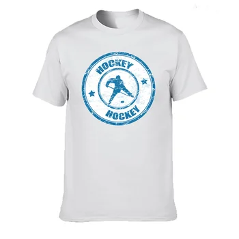 New Horúce predaj Módnych Hokej Grunge Gumové Pečiatky Logo Vzor T Shirt MoreSize Krátky Rukáv Pánske Bavlnené Top Tees