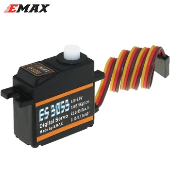 1pcs EMAX ES3003 ES3004 ES3053 ES3054 Plast/Kov Analog/Digital Gear Servo, RC Vrtuľník, Lietadlo(Aktualizovaný ES3103)
