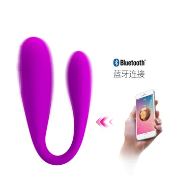 Mobile Bluetooth App Riadenie Upozorňuje Vibrador Klitorisu G Mieste Pošvy Strapon Masér Análny Vibrátory Vibe Sexuálne Hračky Pre Páry
